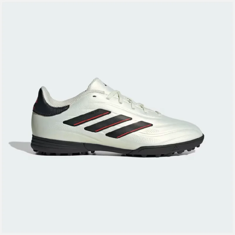 bicycle shoe strength-Adidas Copa Pure II League Turf Fooball Kids Unisex Shoes (4-16Year) -Ivory/Core Black/Solar Red