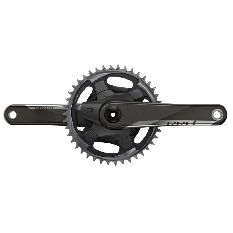 bicycle pedal weight-SRAM Red 1 AXS Quarq Power Meter Crankset Speed: 12 Spindle: 28.99mm BCD: Direct Mount 46 DUB 172.5mm Black Road