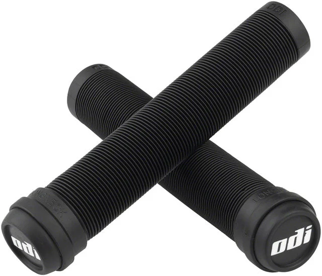 bicycle seatpost efficiency-ODI Soft X-Longneck Grips - Black, 160mm