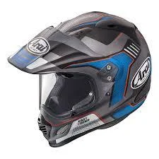 bicycle valve capacity-ARAI XD4 HELMET - VISION GREY/BLACK/BLUE