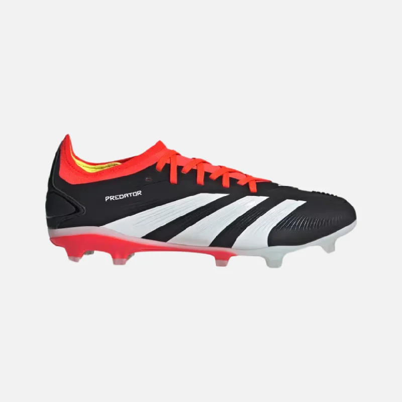 bicycle paint resilience-Adidas Predator 24 Pro Firm Football Ground Shoes - Core Black/Cloud White/Solar Red