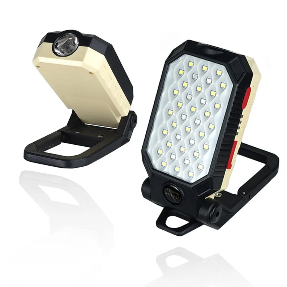 bicycle gear efficiency-Cob Work Light Usb Charging Multi-Function Folding Maintenance Flashlight With Magnet