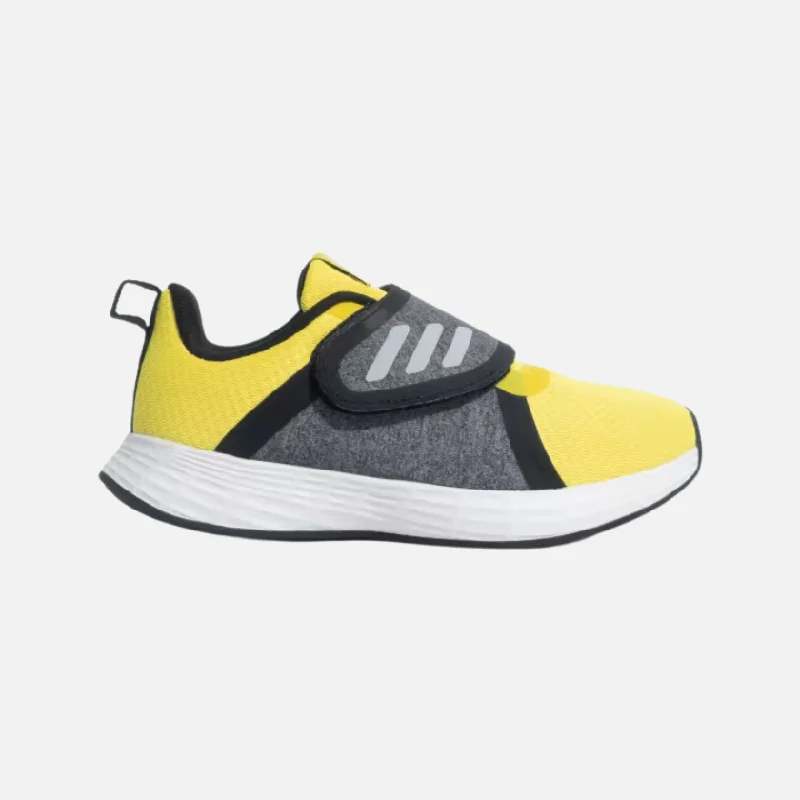 bicycle frame versatility-Adidas Credulo 2.0 Kids Unisex Running Shoes (4-7Year) -Impact Yellow/Black