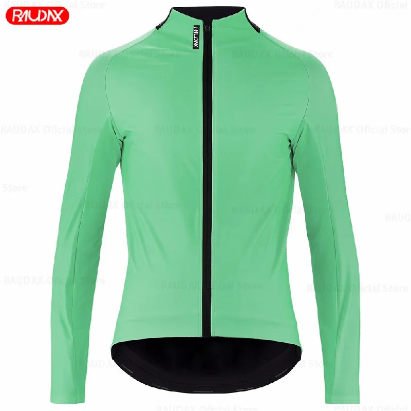 bicycle rust ergonomics-Raudax Winter Long Sleeve Cycling Jerseys (5 Variants)