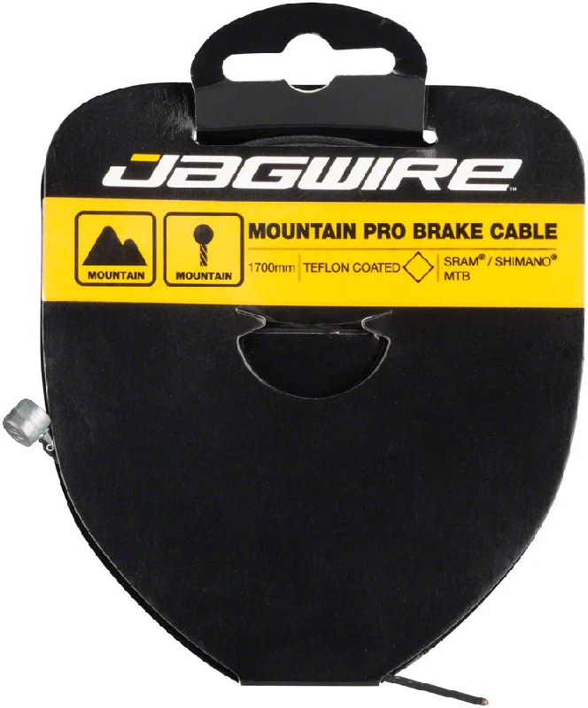 bicycle chain strength-Jagwire Pro Brake Cable Teflon Slick Stainless 1.5 x 1700mm SRAM/Shimano Mountain