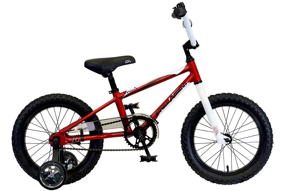 bicycle pedal adaptability-NEW Free Agent Speedy 16" Kids Bike with Training Wheels