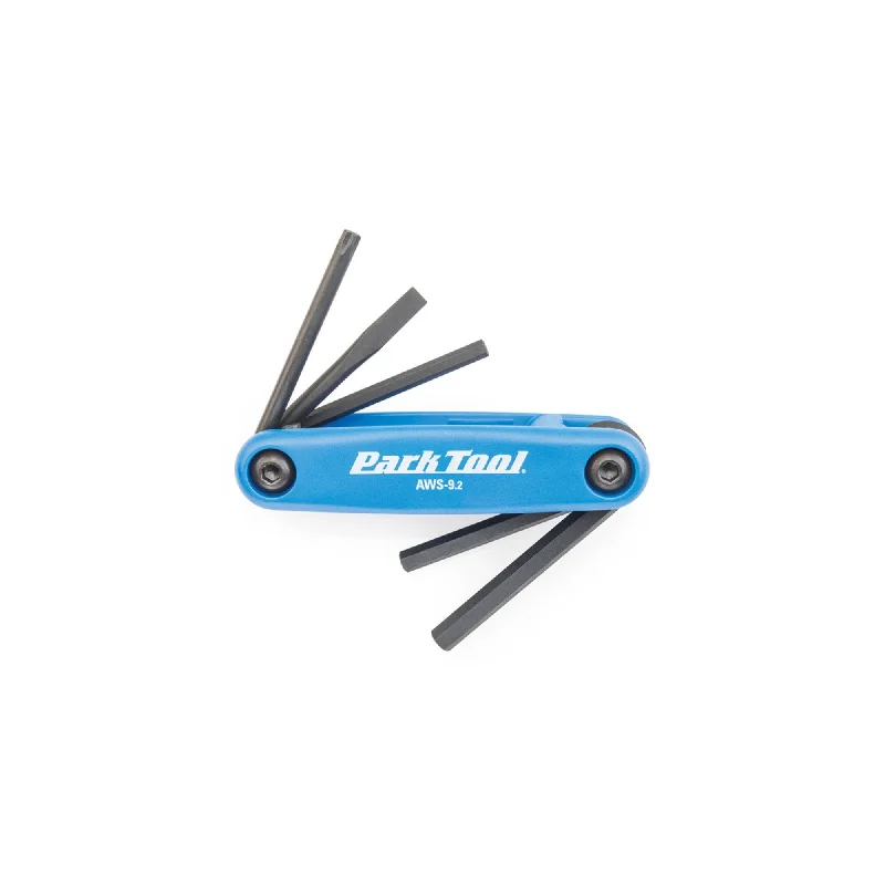 bicycle sidewall versatility-Park Tool Fold Up Hex Wrench Set - AWS-9.2