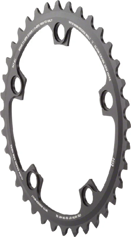 bicycle cleat strength-SRAM 11-Speed 36T 110mm BCD YAW Chainring Black Use with 46 or 52T