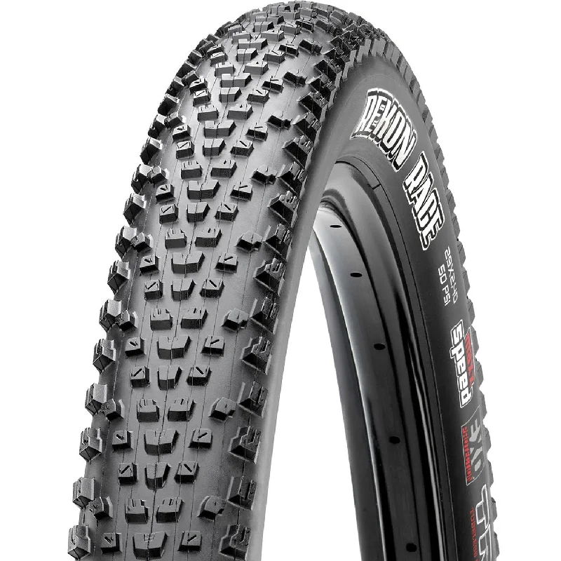 bicycle valve comfort-Copertone Maxxis Rekon Race EXO TR 120TPI pieghevole MaxxSpeed - 29 x 2.40 - Nero