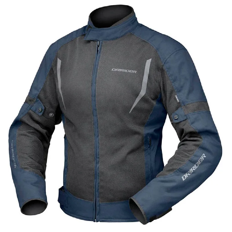 bicycle valve comfort-DRIRIDER BREEZE LADIES JACKET - NAVY