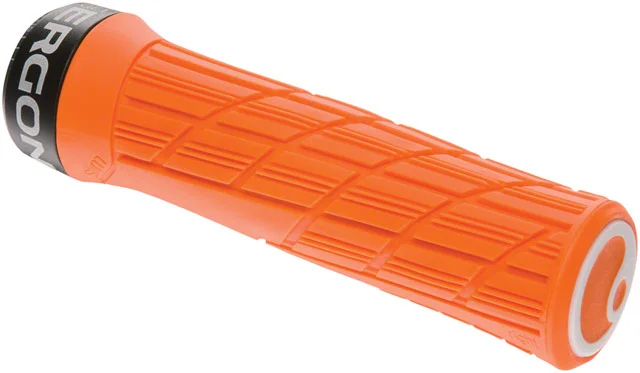 bicycle chain comfort-Ergon GE1 Evo Slim Grips - Juicy Orange, Lock-On