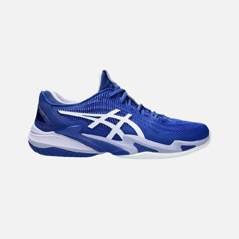 bicycle rust stability-Asics COURT FF 3 NOVAK Men's Tennis Shoes - Asics Blue/Fresh Air