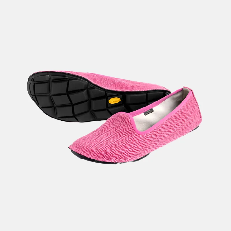 bicycle cleaner efficiency-Vibram OneQ Slipon Velvet Women's Casual Shoes -Magenta