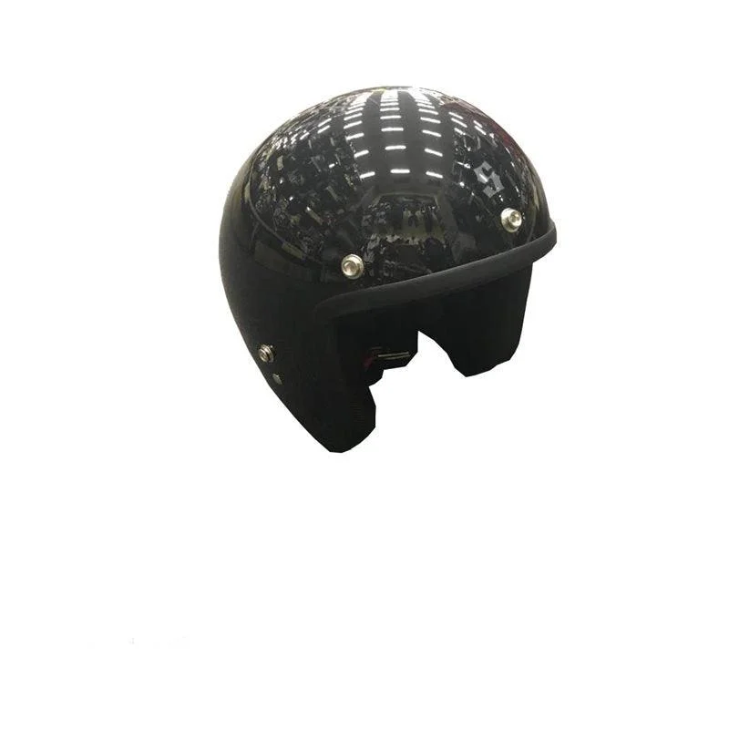 bicycle cleat strength-SCORPION BARON W/ STUDS HELMET - GLOSS BLACK