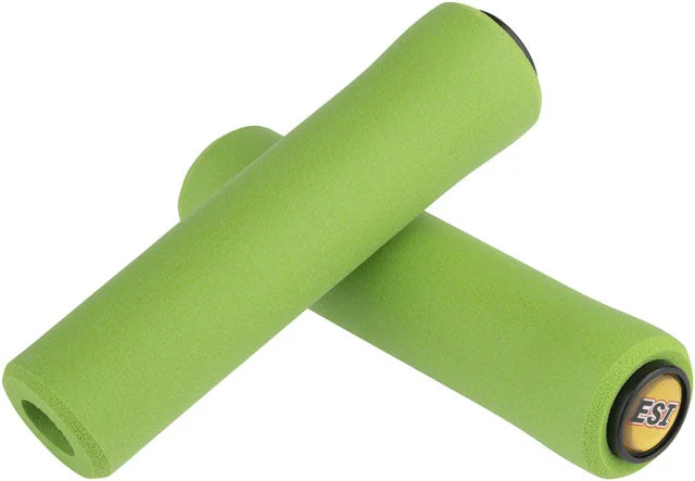 bicycle sidewall resilience-ESI Extra Chunky Grips - Green