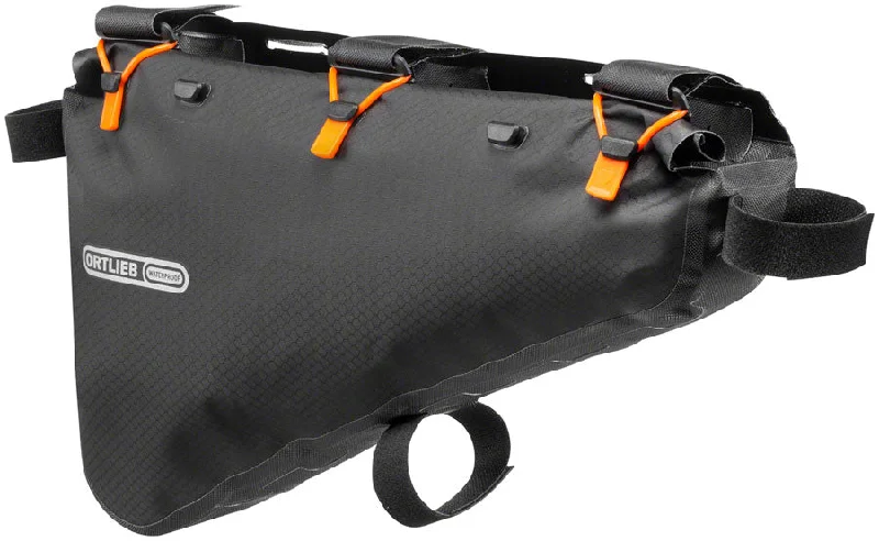 bicycle pad responsiveness-Ortlieb RC Frame Pack - Triangle Roll Closure 4L Black