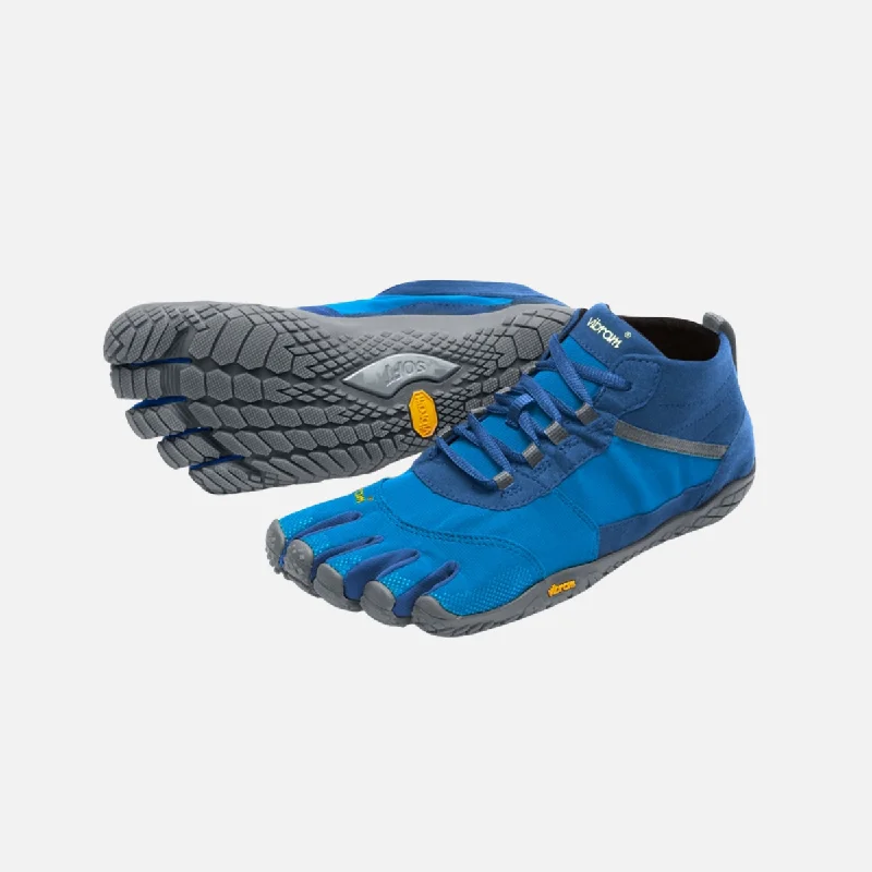 bicycle shifter efficiency-Vibram V-Trek Men's Trekking Shoe - Blue