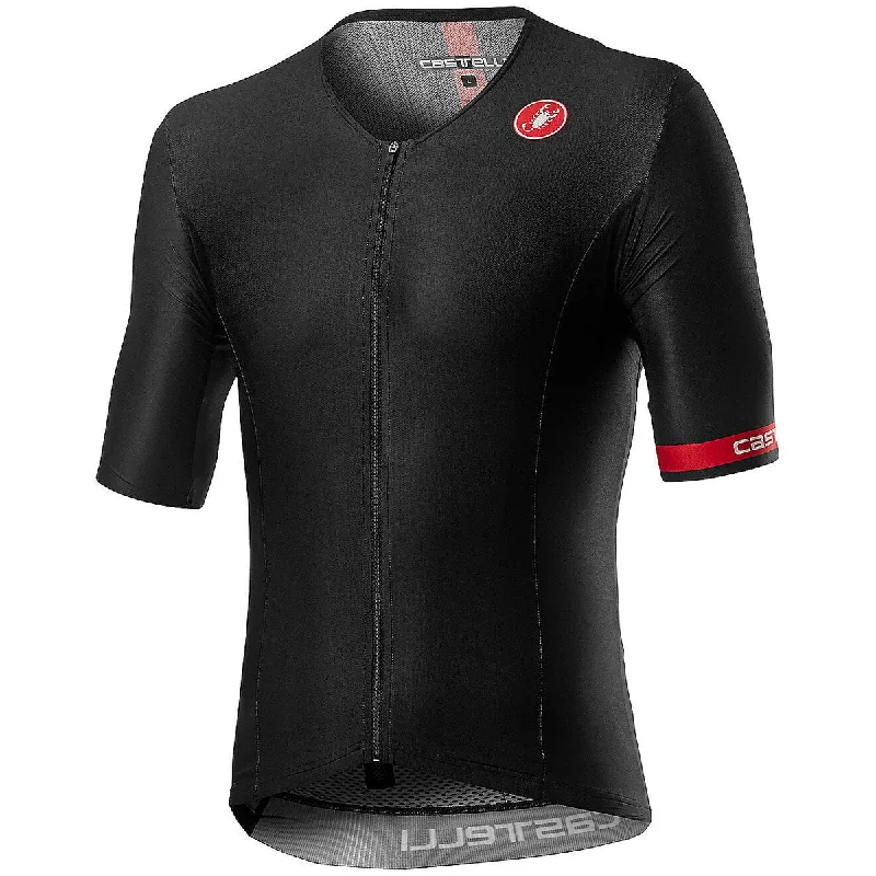 bicycle exercise comfort-Maglia Castelli Free Speed 2 Race - Nero