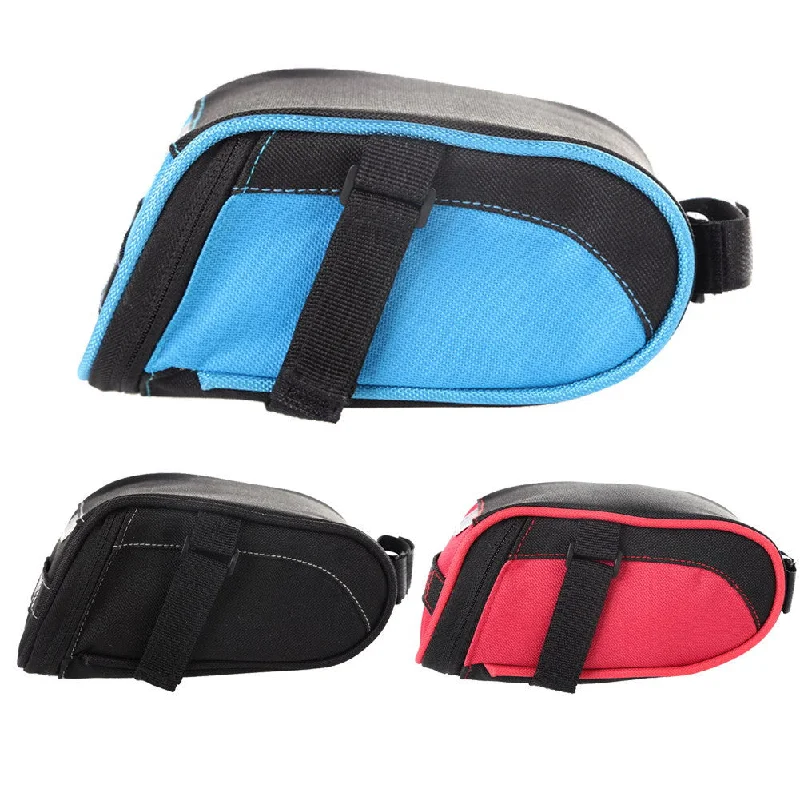 bicycle seatpost reliability-Cycling Saddle Bag Bicycle Seat Pouch Storage Bag Bike Rear Tail Waterproof