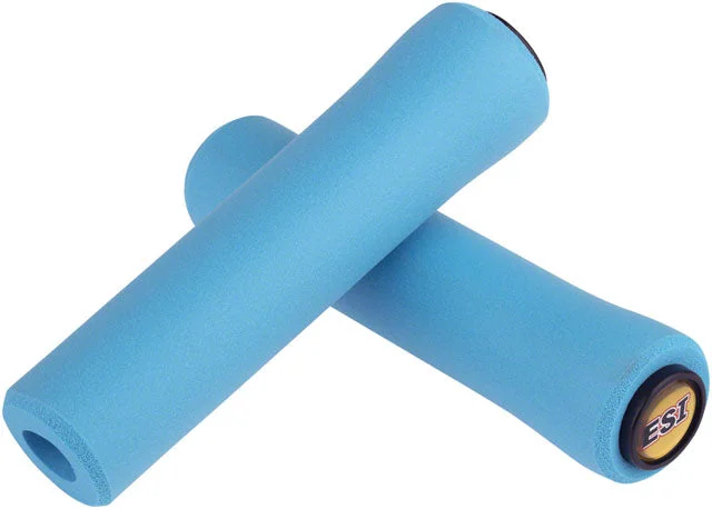 bicycle handlebar robustness-ESI Extra Chunky Grips - Aqua