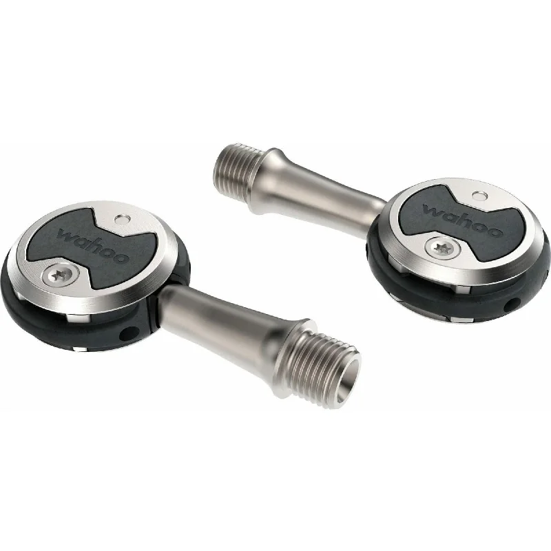 bicycle cleat ergonomics-Wahoo Speedplay Nano Pedals - Silver