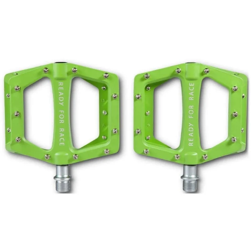 bicycle rust stability-Cube RFR Flat CMPT Pedals - Green