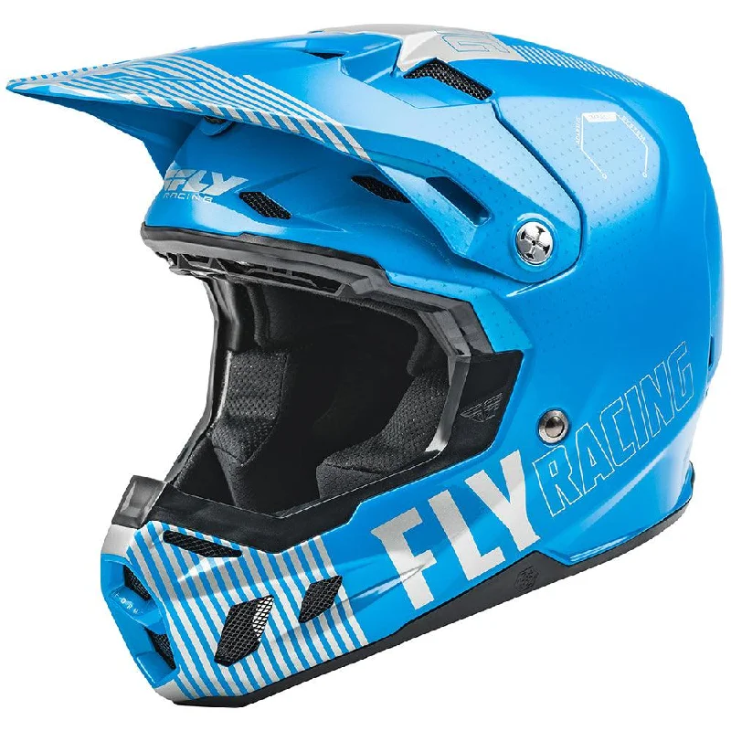 bicycle cleaner ergonomics-FLY FORMULA CC PRIMARY HELMET - BLUE/GREY