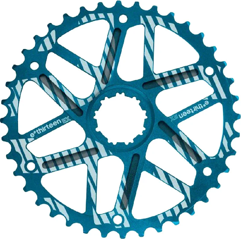 bicycle sidewall toughness-e*thirteen Extended Range Cog 40t Shimano 34t Compatible Blue