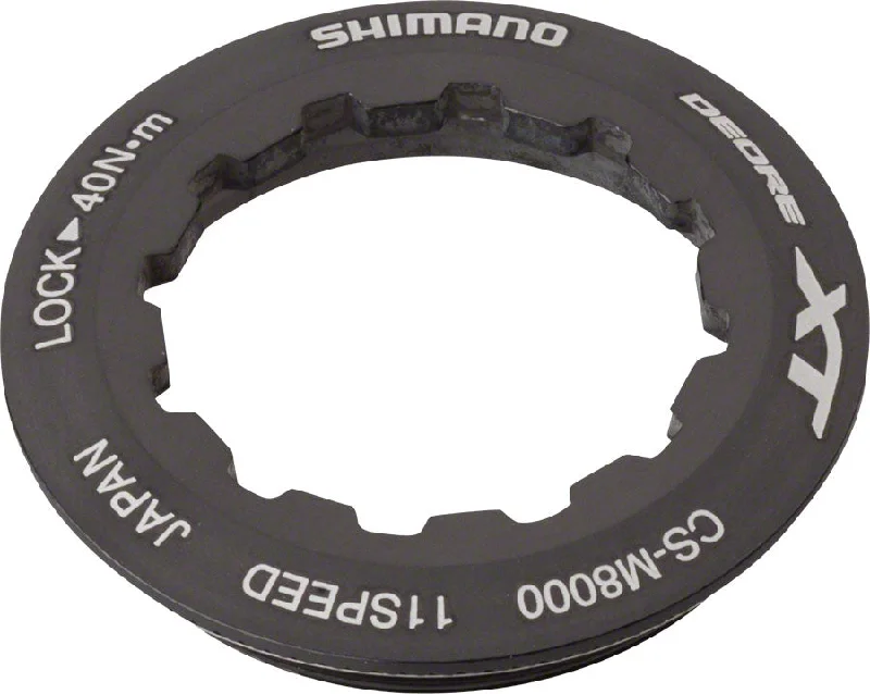 bicycle chain smoothness-Shimano XT CS-M8000 11-Speed Cassette Lockring for 11t Cog