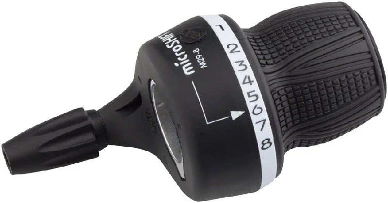 bicycle cleaner versatility-microSHIFT MS29 Right Twist Shifter 8-Speed Shimano Compatible