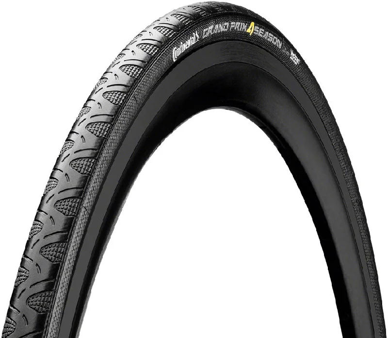 bicycle paint capacity-Continental Grand Prix 4-Season Tire - 700 x 23 Clincher Folding BLK Edition Vectran Breaker DuraSkin