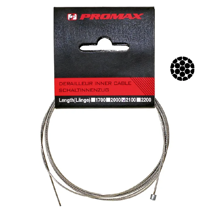 bicycle pad weight-Promax 1.1mm Shift Shifter Cable 1.1mm 2100mm Stainless Steel Shimano/SRAM Unit