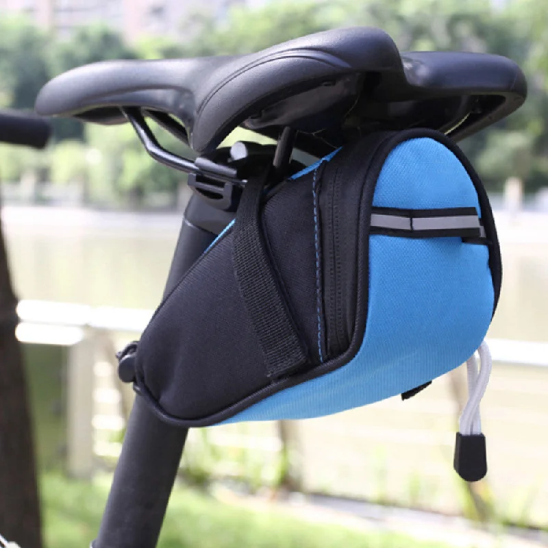 bicycle pedal smoothness-2016 new Outdoor Bike Bicycle Cycling Saddle Bag Tail Rear Pouch Seat Storage