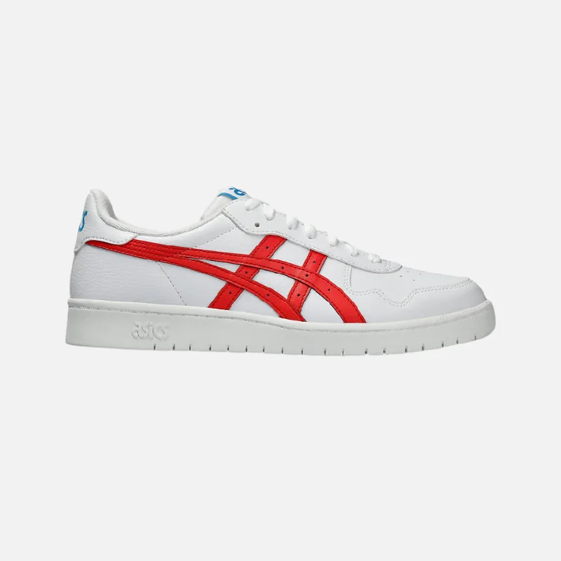 bicycle chain strength-Asics JAPAN S Unisex Lifestyle Shoes -White/True Red