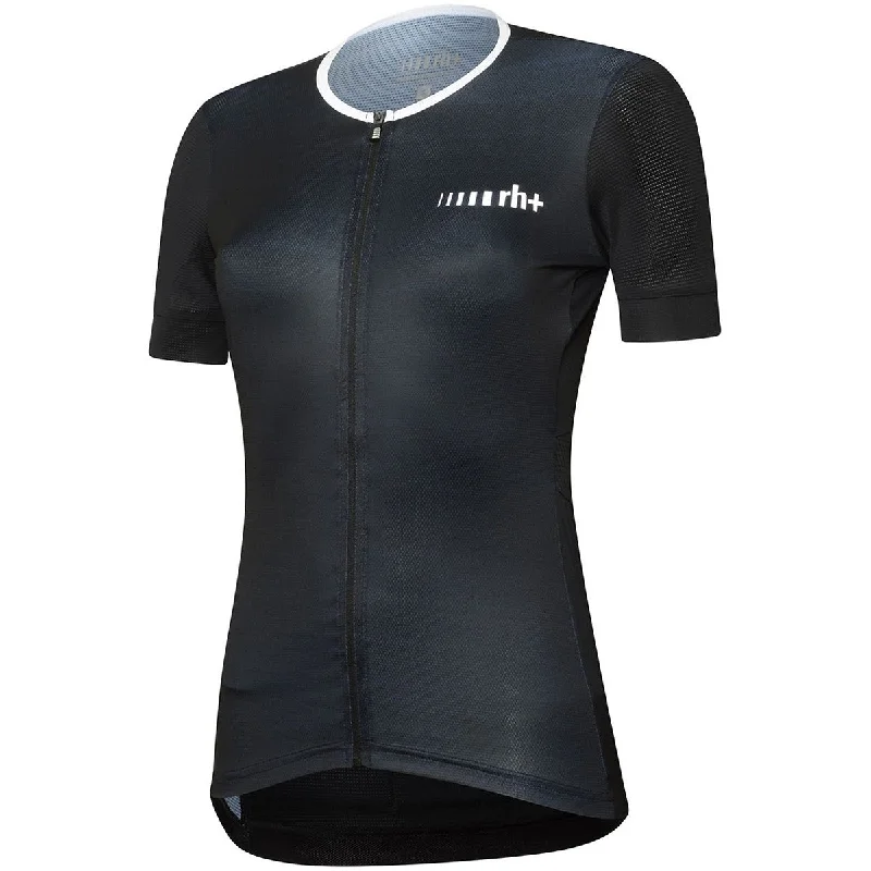 bicycle camping comfort-Maglia donna Rh+ Stripes - Nero