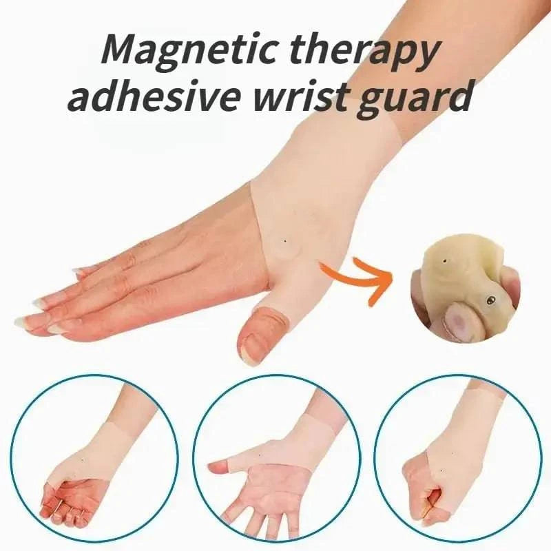 bicycle tool performance-1Pcs Magnetic Therapy Wrist Hand Thumb Support Gloves Silicone Gel Arthritis Pressure Corrector Massage Pain Relief Gloves