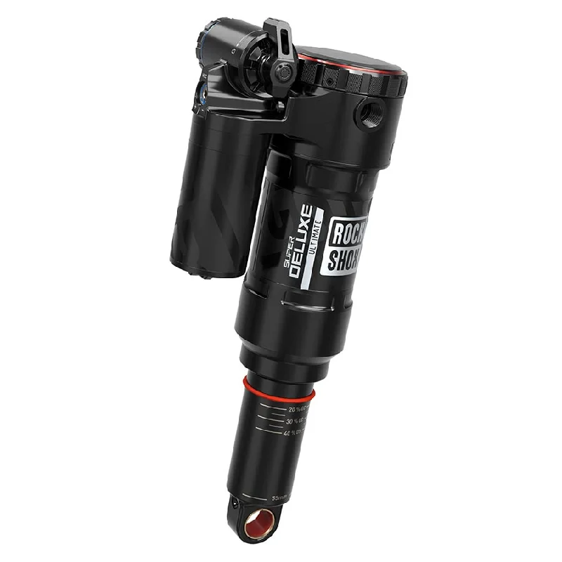 bicycle seatpost comfort-RockShox Super Deluxe Ultimate RC2T Rear Shock - 205 x 65mm Lin Reb/LComp 320lb L/O Trun C1 Transition PatrolV 2018+ Niner WFO 2021+