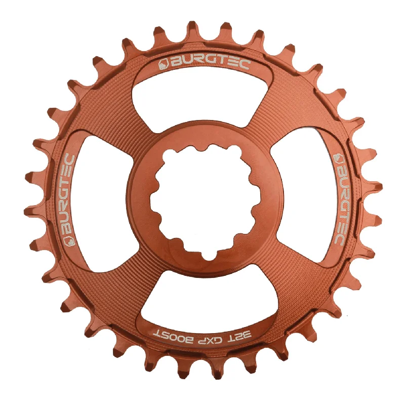 bicycle shoe ergonomics-Burgtec GXP Boost 3mm Thick Thin Chainring 30T - Kash Bronze