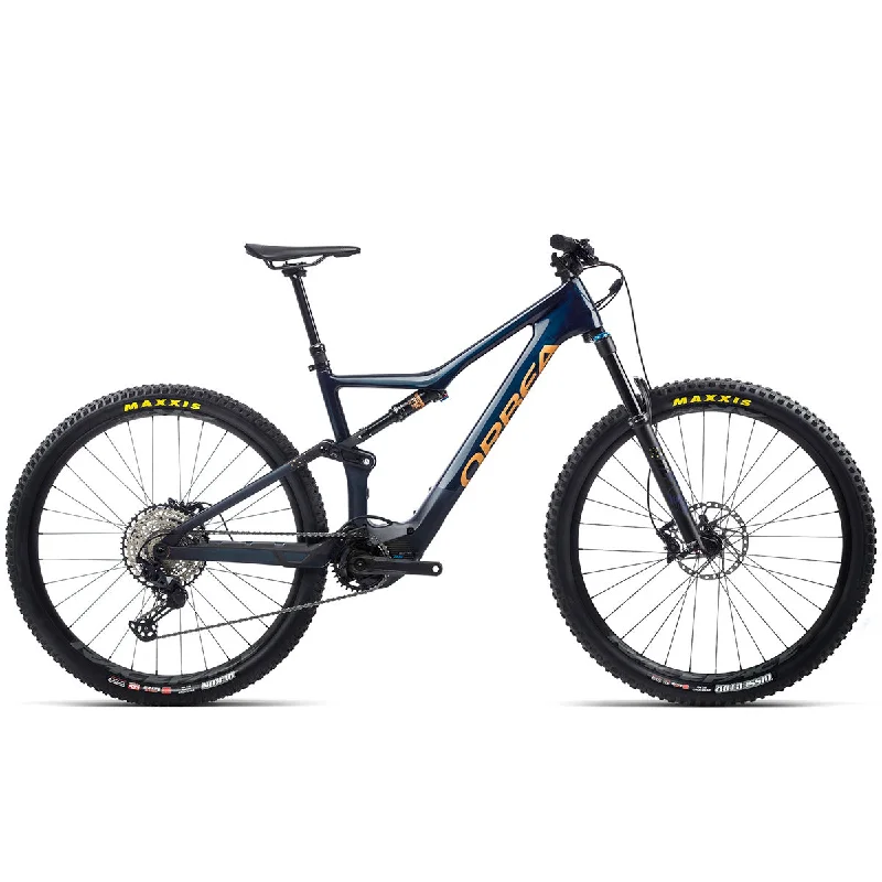 bicycle bikepacking comfort-Orbea Rise M20 + Range Extender - Blu