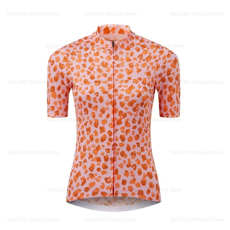 bicycle chain responsiveness-Salexo Women Floral Petal Cycling Jersey (2 Variants)