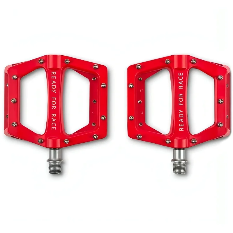 bicycle exercise comfort-Cube RFR Flat CMPT Pedals - Red