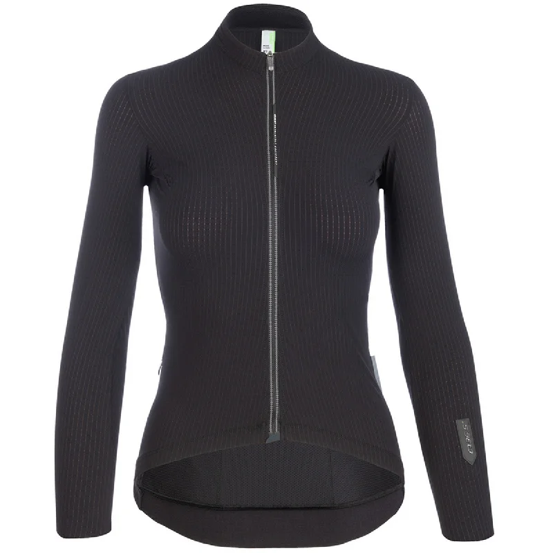 bicycle safety comfort-Maglia donna maniche lunghe Q36.5 Pinstripe X - Nero