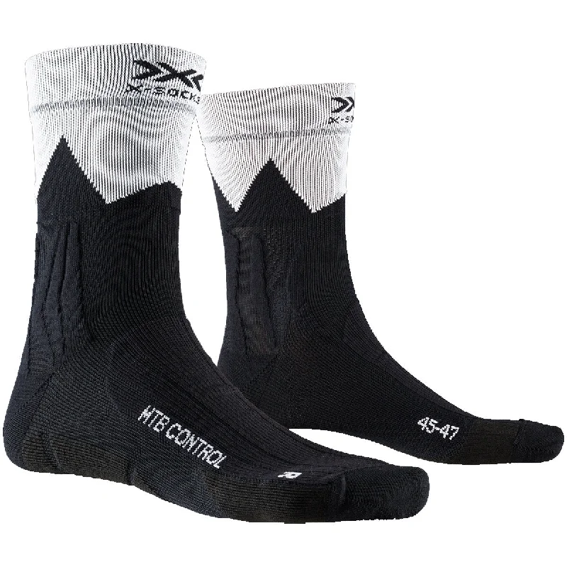 bicycle sharing comfort-Calze X-Socks MTB Control - Nero zigzag